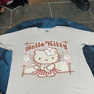 Hello Kitty Hawaii Pink and White  T-Shirt